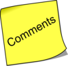 comments